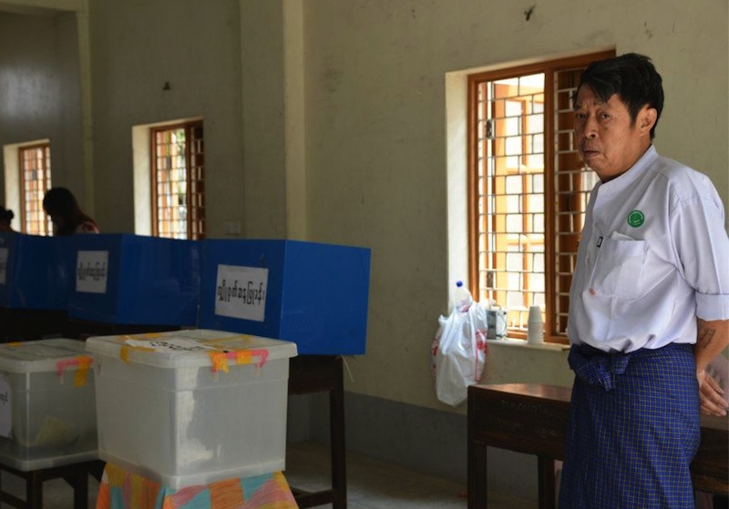 Burmese election official