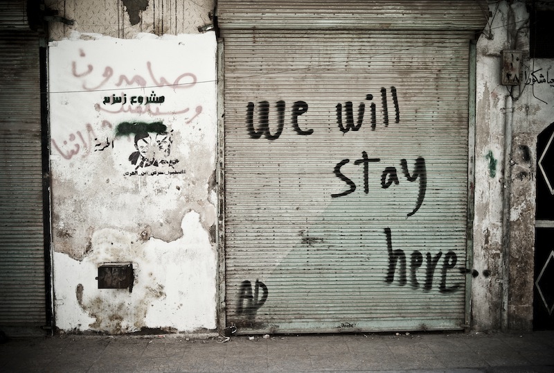 We will stay here...