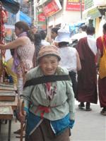 Old Tibetan lady in the streets of Upper Dharamsala.