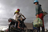 Ho Chi Minh motorcyclist