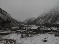 Snow covered Chitkul