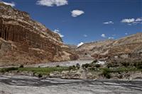 Upper Mustang, striking desert mountain terrain is the one protected by the world's highest mountains.