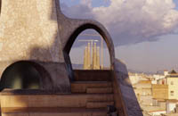 The arching curves and Sagrada Familia